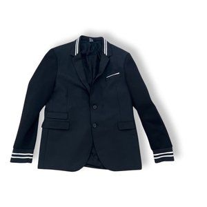 Neil Barrett black whiter stripes mens blazer/ jacket  size 54
